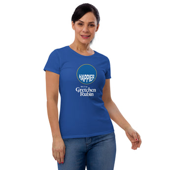 Happier Podcast Women's T-shirt - Blue