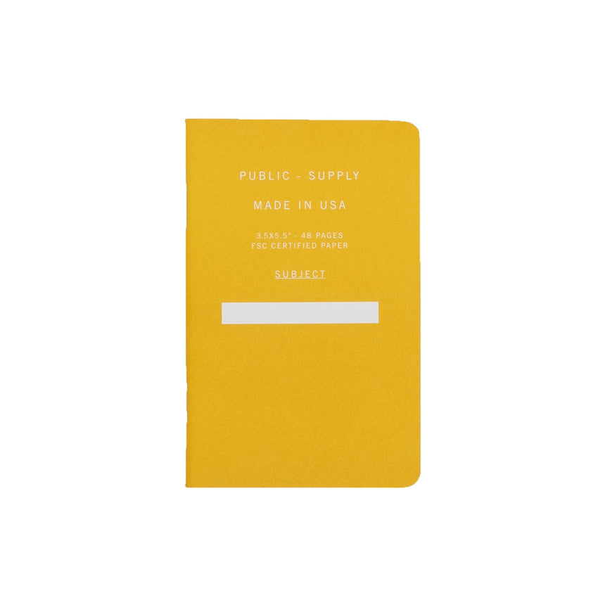 Pocket Soft-Cover Notebook—Yellow (Set of Three)