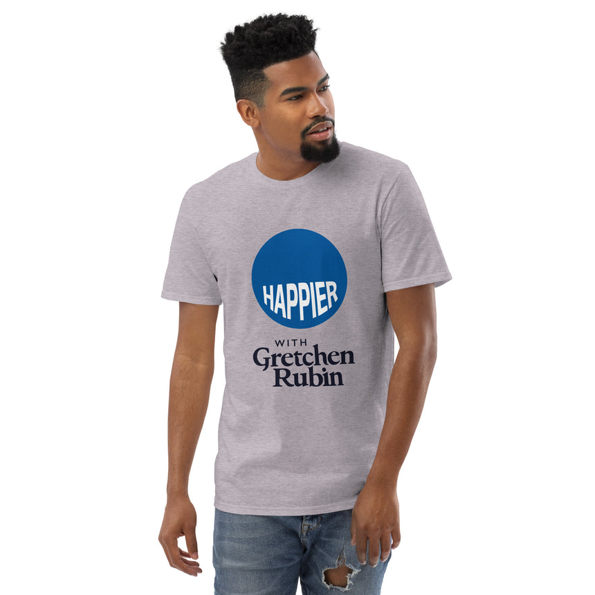 Happier Podcast Men's T-Shirt - Gray