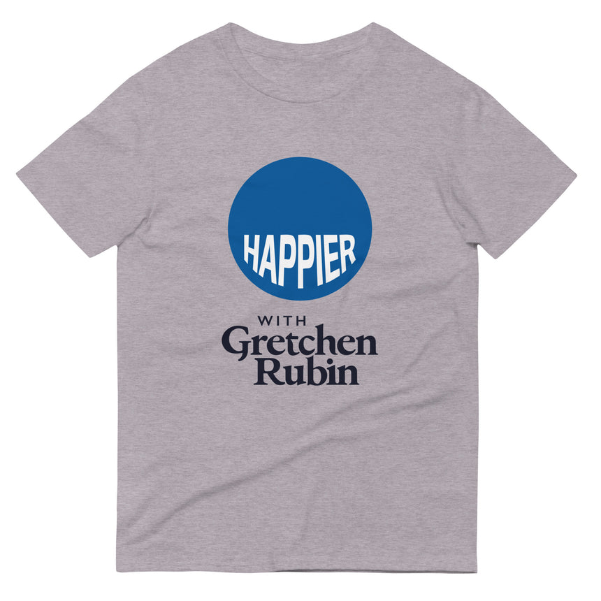 Happier Podcast Men's T-Shirt - Gray