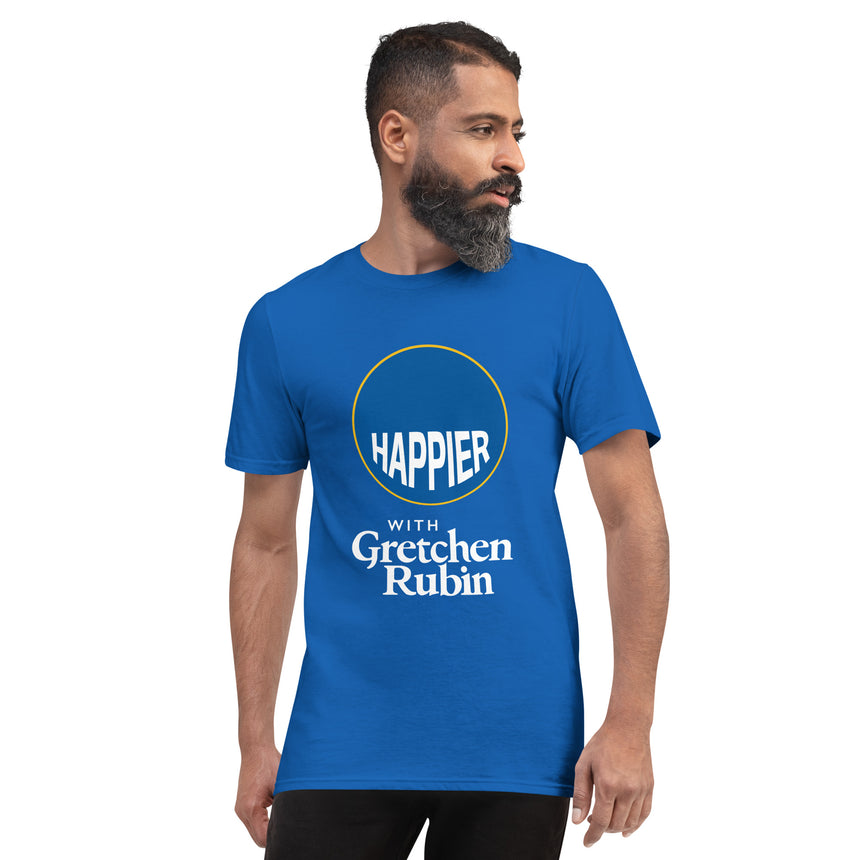 Happier Podcast Men's T-Shirt - Blue