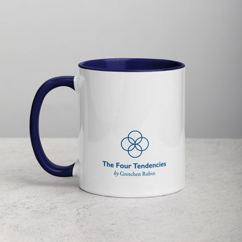 The Four Tendencies Blue and White “Upholder” Mug
