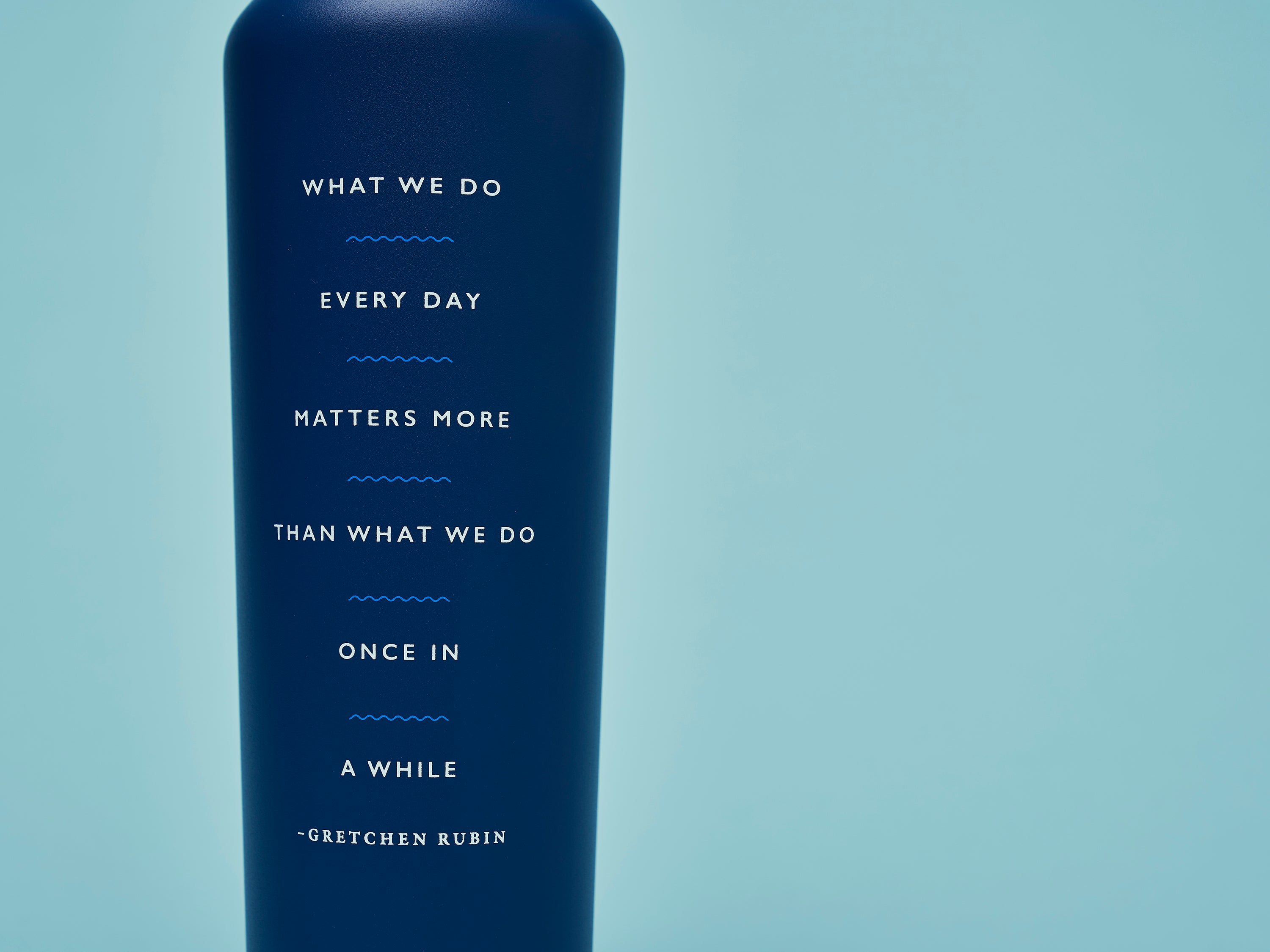 “What We Do Every Day” Water Bottle