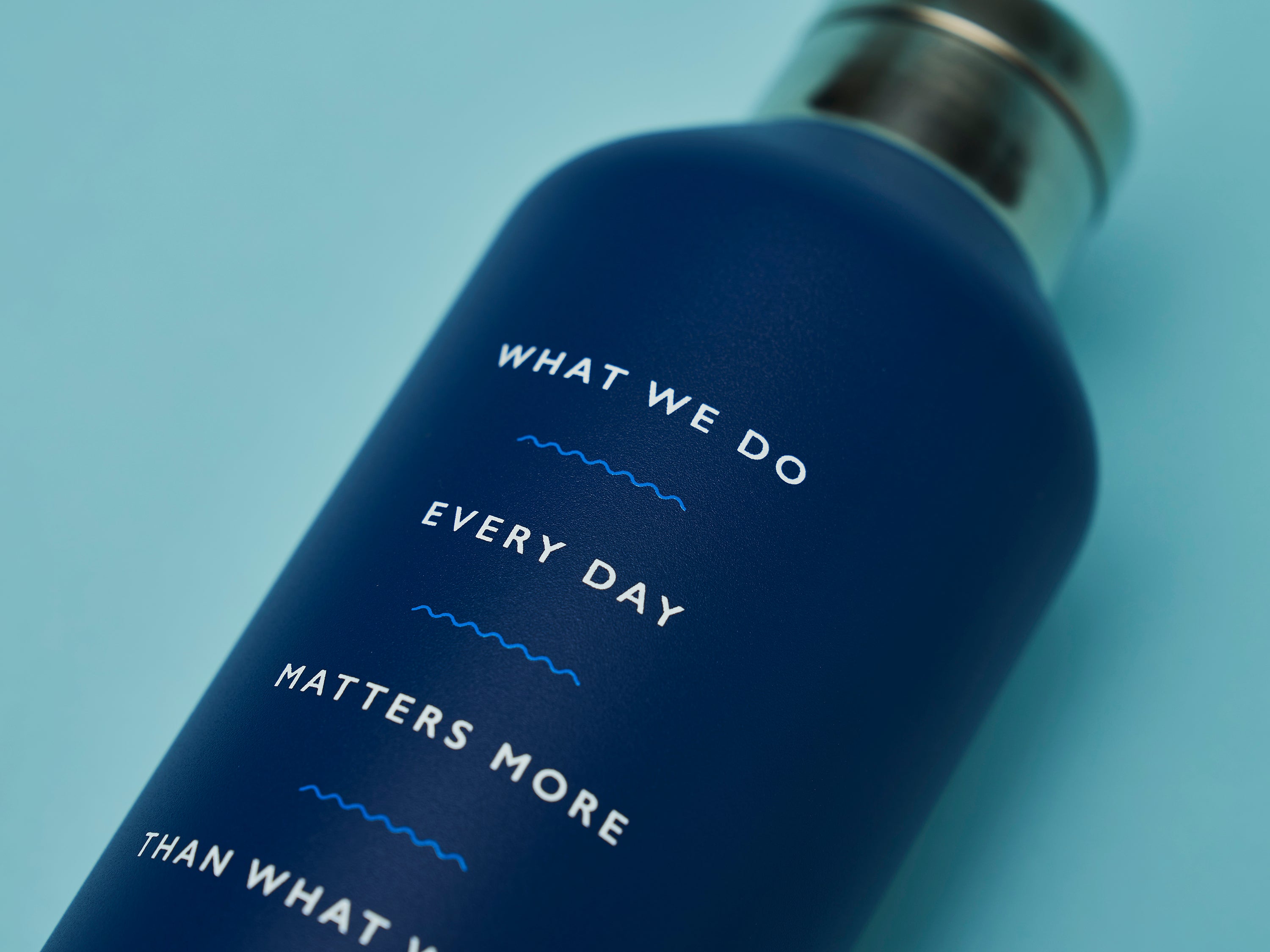 “What We Do Every Day” Water Bottle